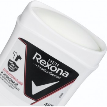 Антиперспирант Rexona stick Антибактериальный + невидимый на черном и белом 50 мл (46195906)