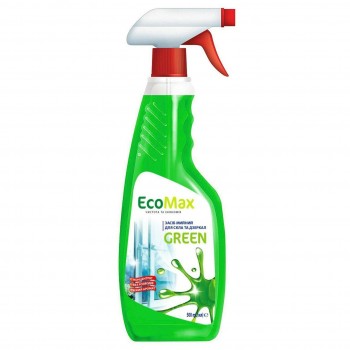 Средство для мытья стекла EcoMax Green распылитель 500 мл (4820217130989)