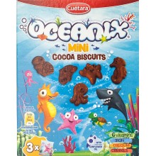 Печиво Cuetara Oceanix mini cocoa biscuits 120 г (8434165453944)