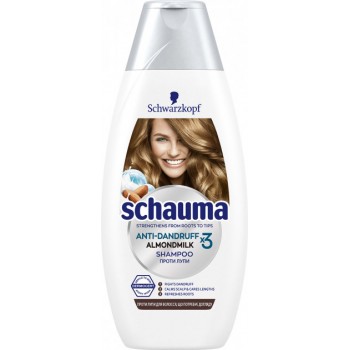 Шампунь для волос Schauma против перхоти Миндальное молочко  400 мл (4015100298680)