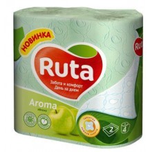 Туалетная бумага Ruta 4 рулона зеленая  (4820023748842)
