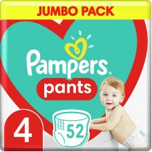 Подгузники-трусики Pampers Pants Размер 4 (Maxi) 9-14 кг 52 шт (8006540069264)