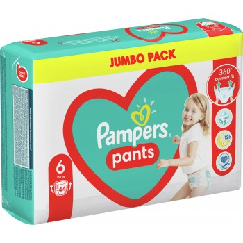 Подгузники-трусики Pampers Pants Размер 6 (Extra Large) 15+ кг 44 шт (8006540069356)