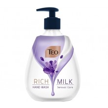Мыло жидкое TEO Rich Milk Sensuale Care дозатор 400 мл (3800024045158)