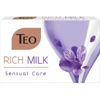 Мыло твердое Тео Rich Milk Sensual Care 90 г (3800024047374)