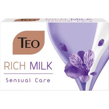 Мыло твердое Тео Rich Milk Sensual Care 90 г (3800024047374)