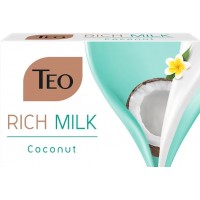 Мило тверде Тео Rich Milk Coconut 90 г (3800024047404)