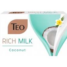 Мило тверде Тео Rich Milk Coconut 90 г (3800024047404)