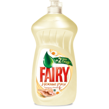 Средство для мытья посуды Fairy Ромашка и витамин Е, 500 мл (5413149477728)