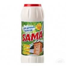 Средство для уничтожения неприятных запахов в дачных туалетах Sama 500 г (4820020268954)