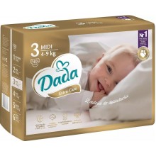Підгузки дитячі DADA Extra Care GOLD (3) midi 4-9 кг 40 шт (5903933668529)