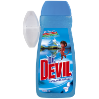 Подвесной гель для унитаза Dr.Devil 3 в 1 Полярная вода 400 мл (8595025806048)