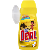 Подвесной гель для унитаза Dr.Devil 3 в 1 Лимон 400 мл (8595025806055)