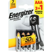 Батарейка минипальчик Energizer Alkaline Power AAA 4 шт (цена за 1шт) (7638900302097)