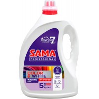 Гель для стирки Sama Professional Color & White 5 кг 100 циклов стирки (4820270630624)