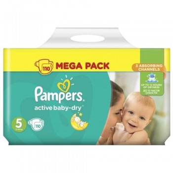 Підгузники дитячі Pampers Active Baby (5) Junior  11-18 кг 110 шт Mega Pack 