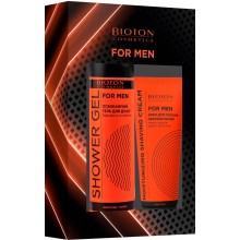 Подарочный набор для мужчин Bioton Cosmetics (Гель для душа 250 мл + Крем для бритья 75 мл) (4820026157382)