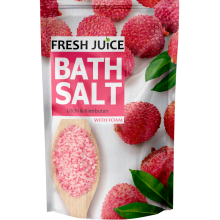 Соль для ванн с пеной Fresh Juice Litchi & Rambutan дой-пак 500 г (4823015937606)