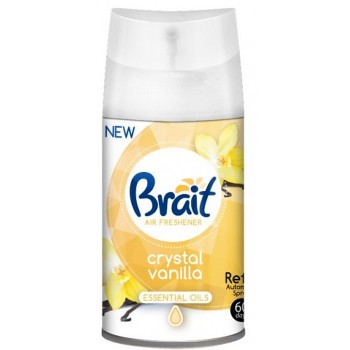 Освежитель воздуха Brait сменный баллон Cristal Vanilla 250 мл (5908248103154)