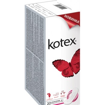 Ежедневные гигиенические прокладки Kotex Super Slim 20 шт (5029053548296)