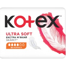 Гігієнічні прокладки Kotex Ultra Soft Normal 10 шт (5029053542669)