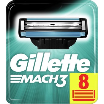 Змінні касети для гоління Gillette Mach3 8 шт (ціна за 1шт) (7702018263783)