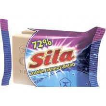 Хозяйственное мыло Sila 72% Коричневое в упаковке 180 г (4820023363755)