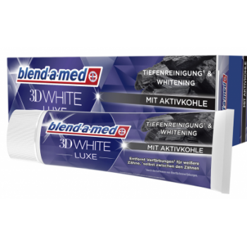 Зубная паста Blend-a-med 3D White Luxe Mit Aktivkohle  75 мл (8001841359267)