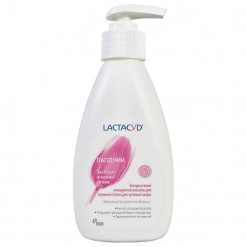 Гель для інтимної гігієни Lactacyd Лагідний з дозатором 200 мл (5391520943218)