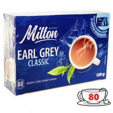 Чай Milton Earl Grey Strong 80 пакетиків 120 г (5907732942439)