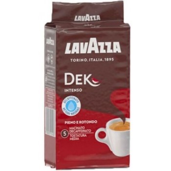 Кофе молотый без кофеина LavAzza Dek Intenco 250 г (8000070011403)