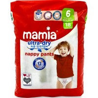 Подгузники-трусики Mamia Ultra Dry 6 (16+ кг) 18 шт (4088600086989)
