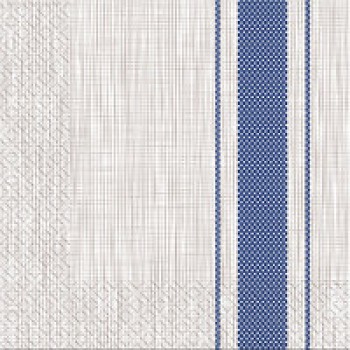 Салфетка Марго Текстиль синий 20 листов 3-слоя (24*24) (482076640466)