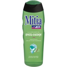 Гель для душа и шампунь Mitia 2in1 Speed Energy 400 мл (8595025827753)
