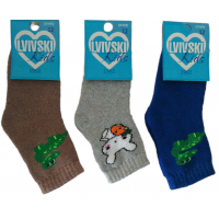 Дитячі махрові шкарпетки Lvivski Kids 12 розмір (69333)