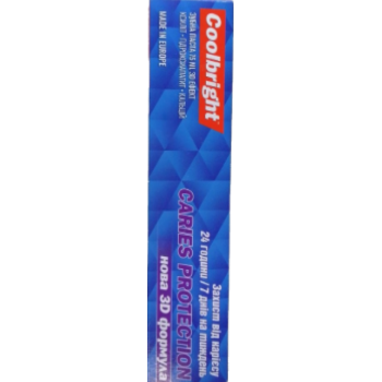 Зубная паста Coolbright Caries Protection 3D формула 75 мл (3800031717147)