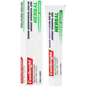Зубна паста Coolbright Herbal 75 мл (3800031717154)