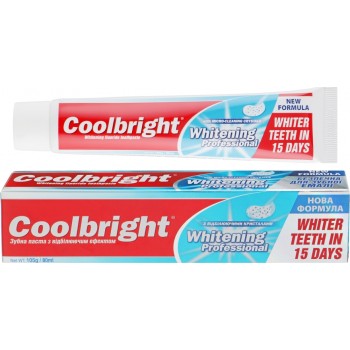 Зубна паста Coolbright Whitening Proffesional 80 мл (6932759368176)