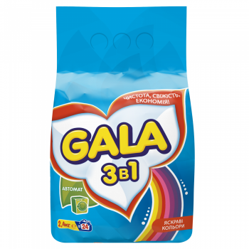Стиральный порошок Gala Свежий цвет 2,4 кг (4084500718814)