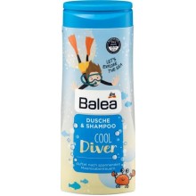Детский гель для душа и шампунь Balea Cool Diver 300 мл (4058172703096)