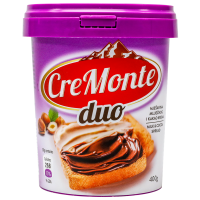 Паста молочно-ореховая CreMonte Duo 400 г (3890000472795)