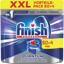 Таблетки для посудомоечной машины Finish Powerball Quantum 50+4 шт (4002448118152) 