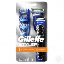 Бритва-стайлер Gillette Fusion ProGlide Styler (1 змінна касета ProGlide Power + 3 насадки для моделювання бороди/вусів) (7702018273386)