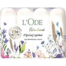Мыло туалетное L'Ode Горные Цветы экопак 4 х 60 г (4823107605321)