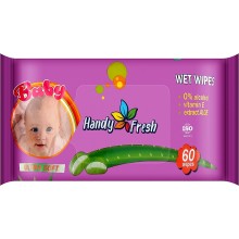 Салфетки влажные детские Handy Fresh Алоэ 60 шт (4820237500113)