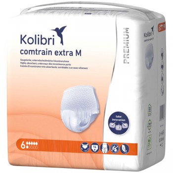 Подгузники-трусики для взрослых Kolibri Comtrain Premium Extra M (80-120 см) 6 капель 14 шт (4024009029875)
