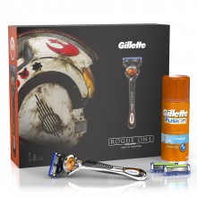 Подарочный Набор Gillette Fusion ProGlide Flexball Star Wars Edition: Мужская Бритва Fusion ProGlide с технологией Flexball+2 Сменные кассеты+Гель для бритья Fusion Hydrating, 75 мл