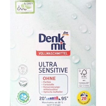Стиральный порошок для детского белья Denkmit Ultra Sensitive 1.35 кг (4058172989520)