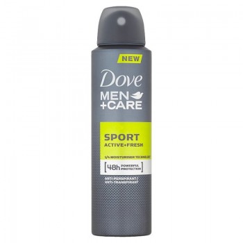 Антиперспирант-аэрозоль мужской Dove Sport (Active+Fresh) 150 мл (8710447491645)