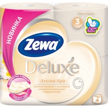 Туалетний папір Zewa Deluxe Aroma Spa 3 шари 4 рулони (7322540568783)